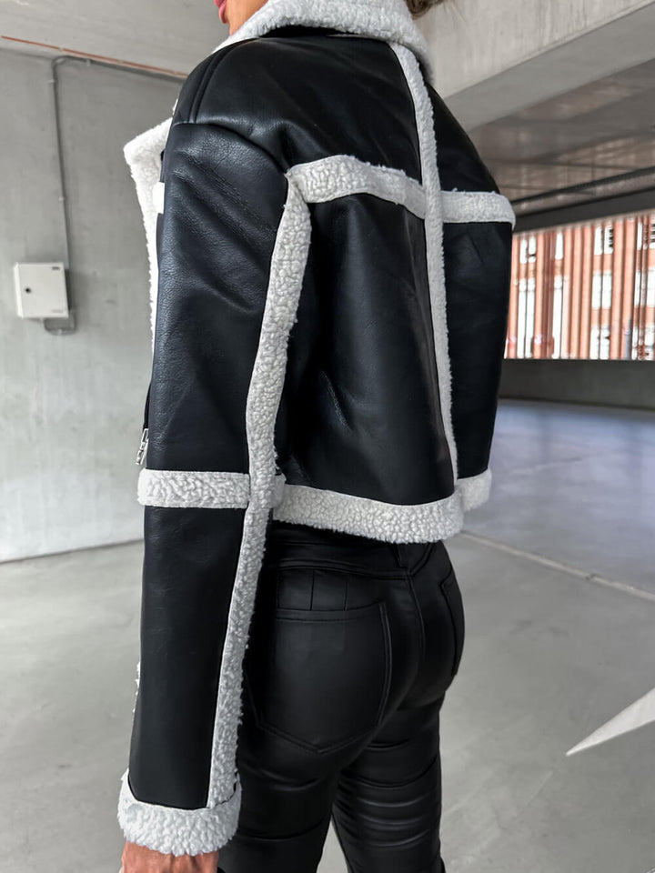 Juno | Faux Leather Jacket