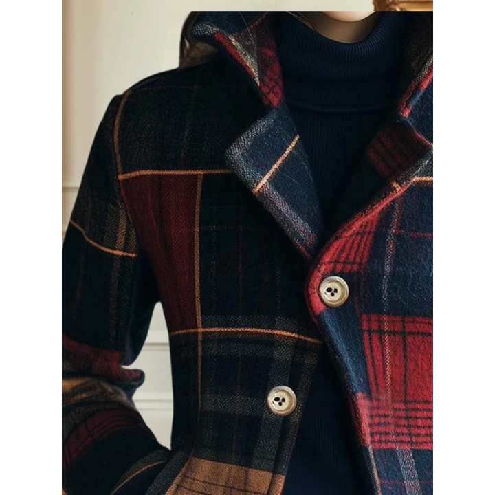 Natalie | Classsic Checkered Coat