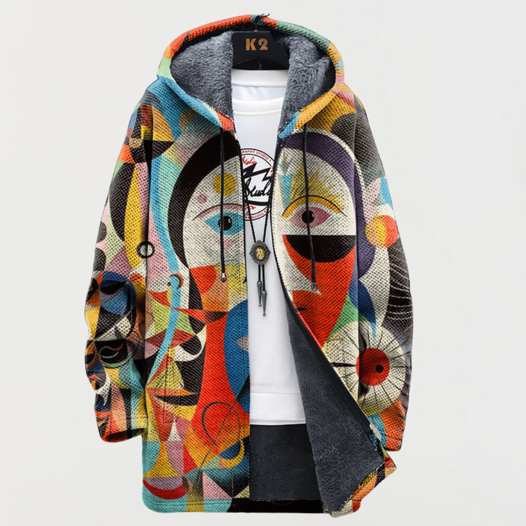 Morgan™ | Abstract Print Coat