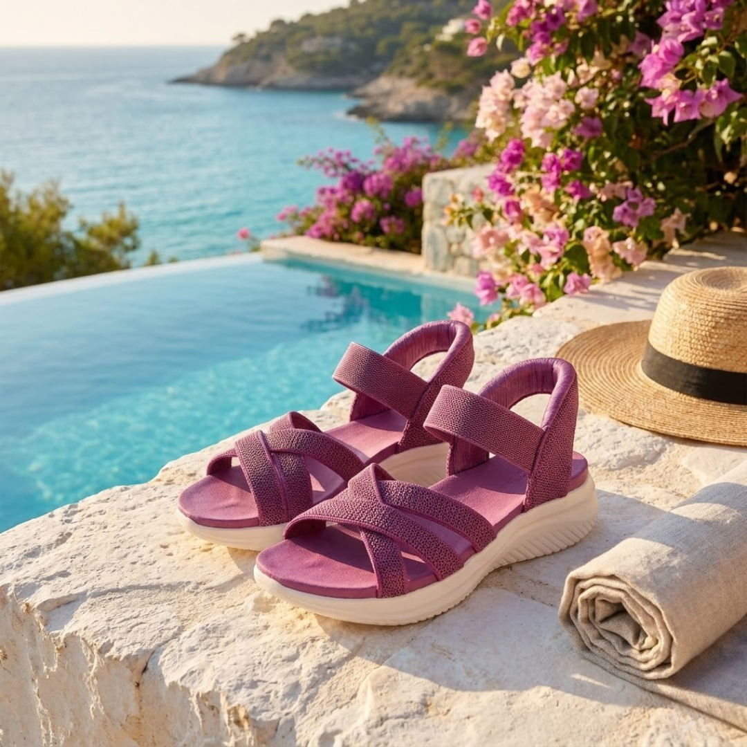 Demi™ | Elastic Ankle-Strap Sandals