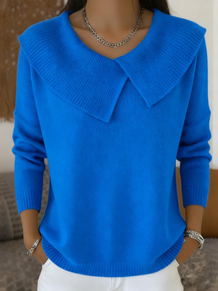 Lucie | Soft-Collar Warm Jumper
