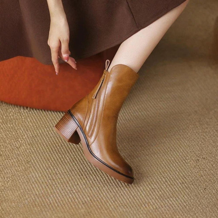 Martina™ | Leather Ankle Boots