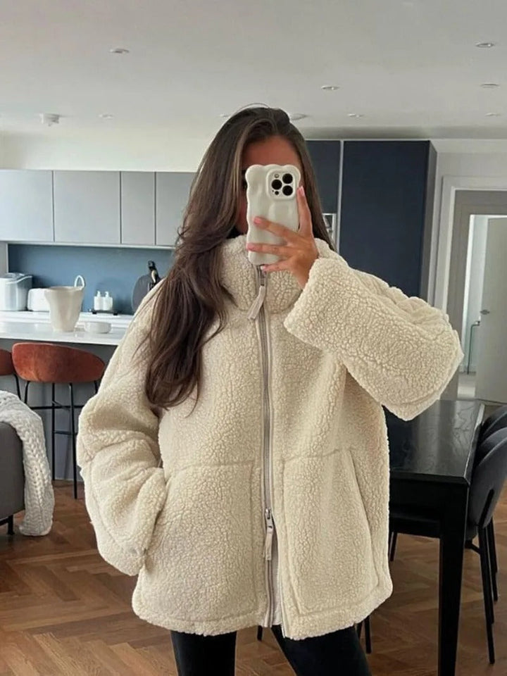 Kelly - Oversized warm Fleece-Jack