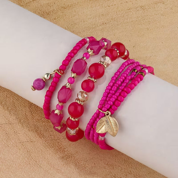 Elodie™ | Crown Pearl Bracelet Set