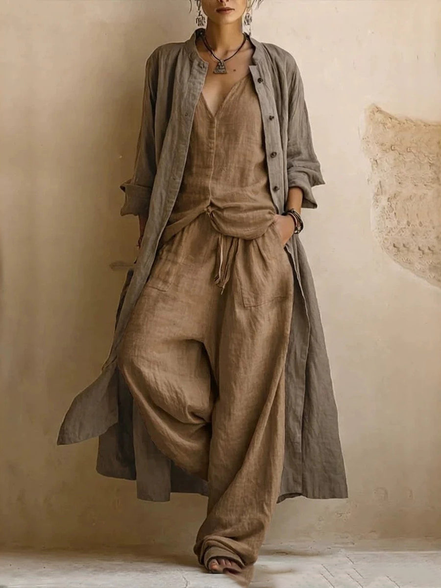 Renata | Three-Piece Wide-Leg Set