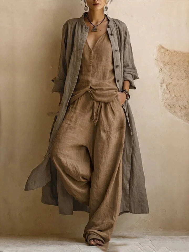 Renata | Three-Piece Wide-Leg Set