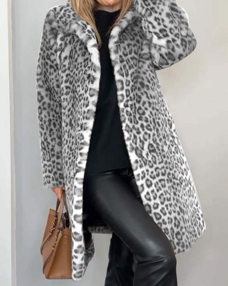 Leona | Long Leopard Coat