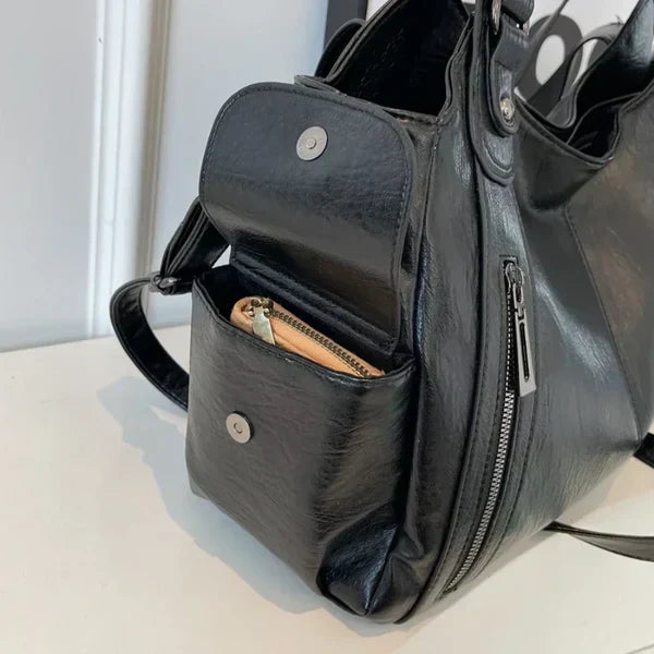 Noemie™ | Classic Leather Tote Bag