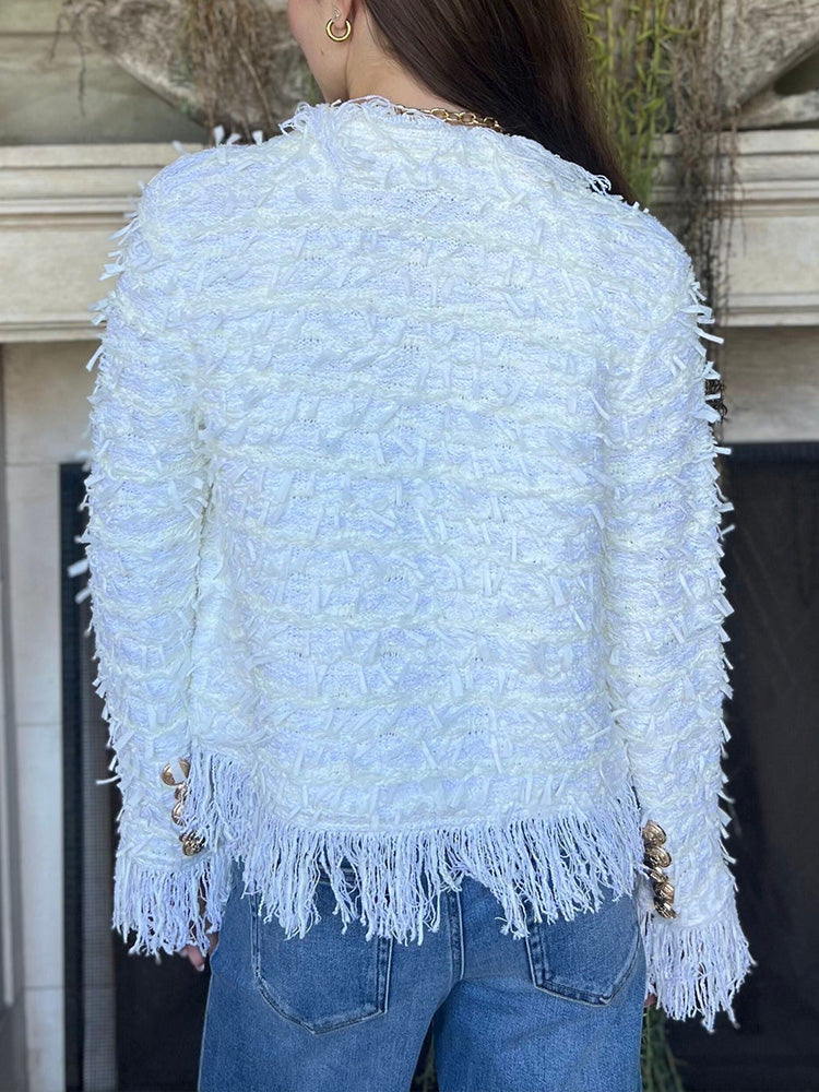 Gabriella | Elegant Fringed Jacket
