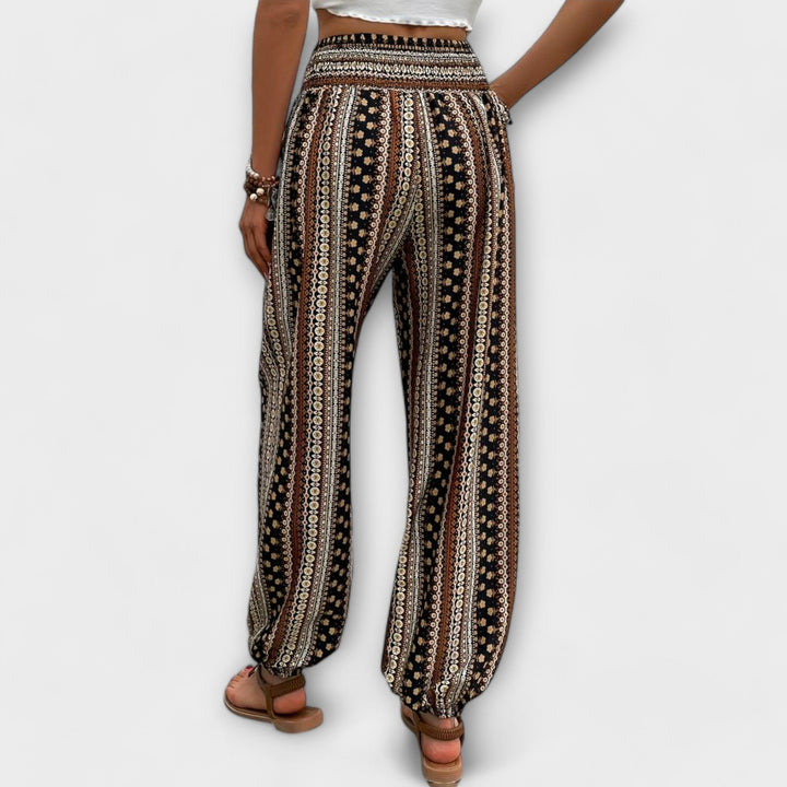 Scarlett™ | Printed Wide-Leg Trousers