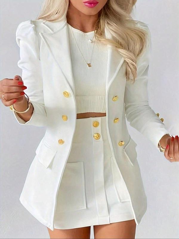 Magda™ | Blazer & Skirt Two-Piece Set