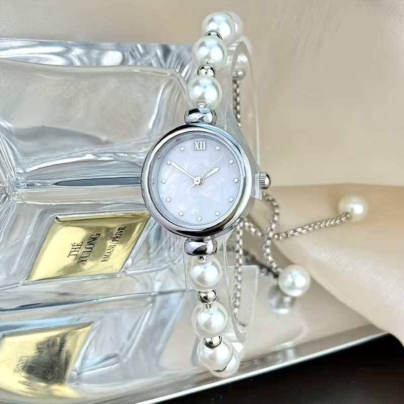 Halle™ | Pearl Bracelet Watch