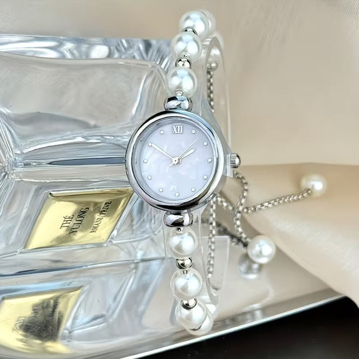 Halle™ | Pearl Bracelet Watch