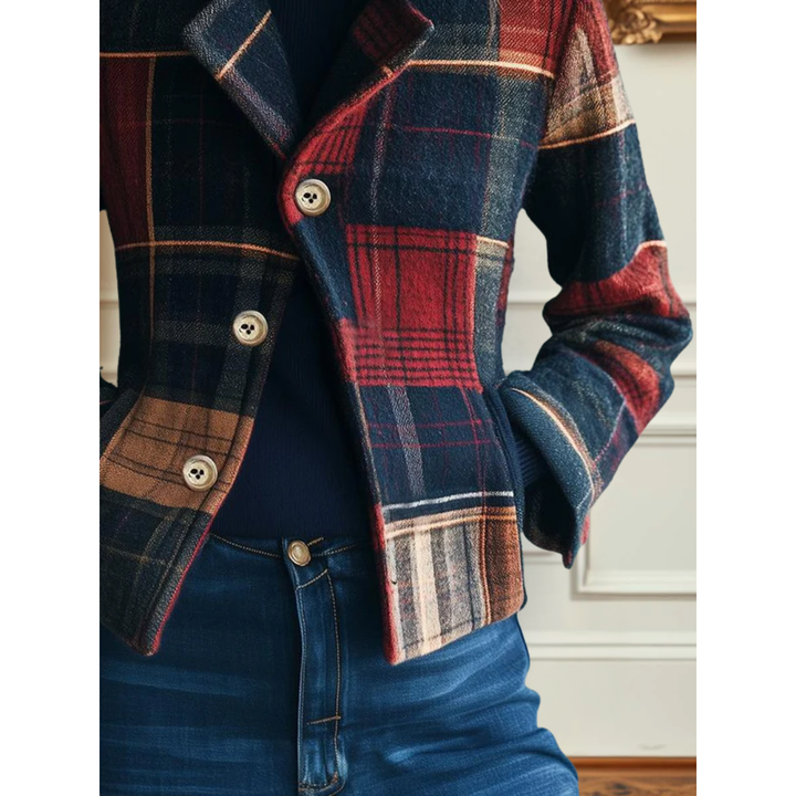 Natalie | Classsic Checkered Coat