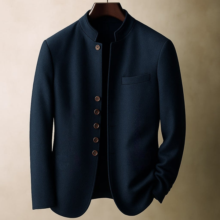 Theo™ | Wool Jacket with Straight Collar