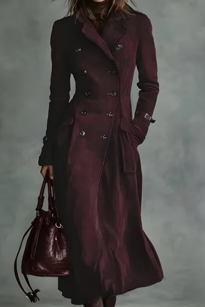 Mara™ | Stylish Tailored Long Coat