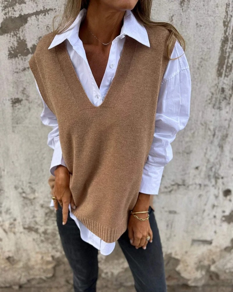 Noah Comfortable Knit Vest