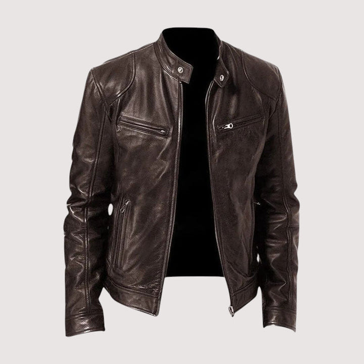 Valentin™ | Elegant High-end Leather Jacket