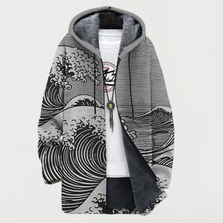 Lennox™ | Wave Print Coat