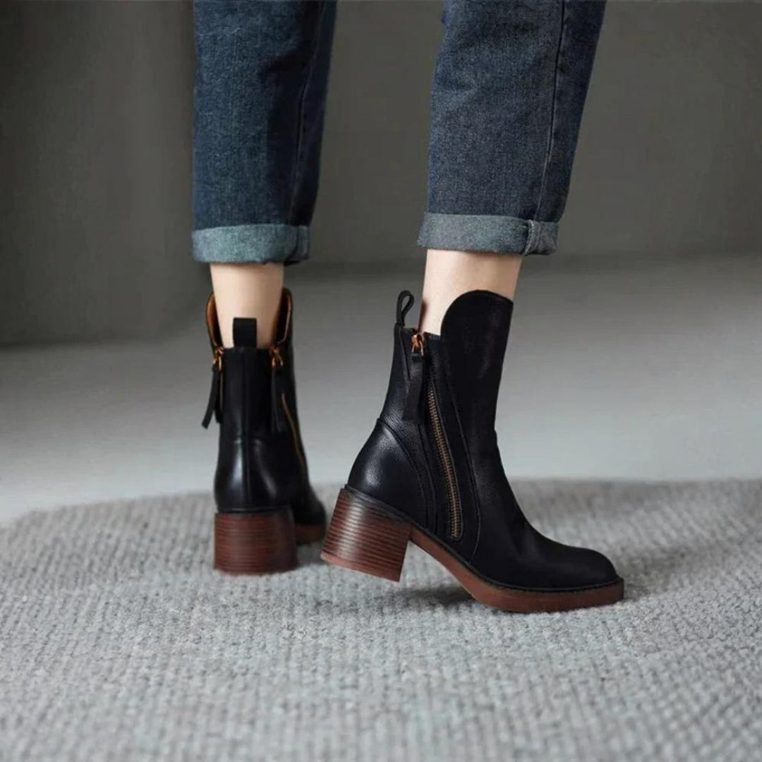 Martina™ | Leather Ankle Boots
