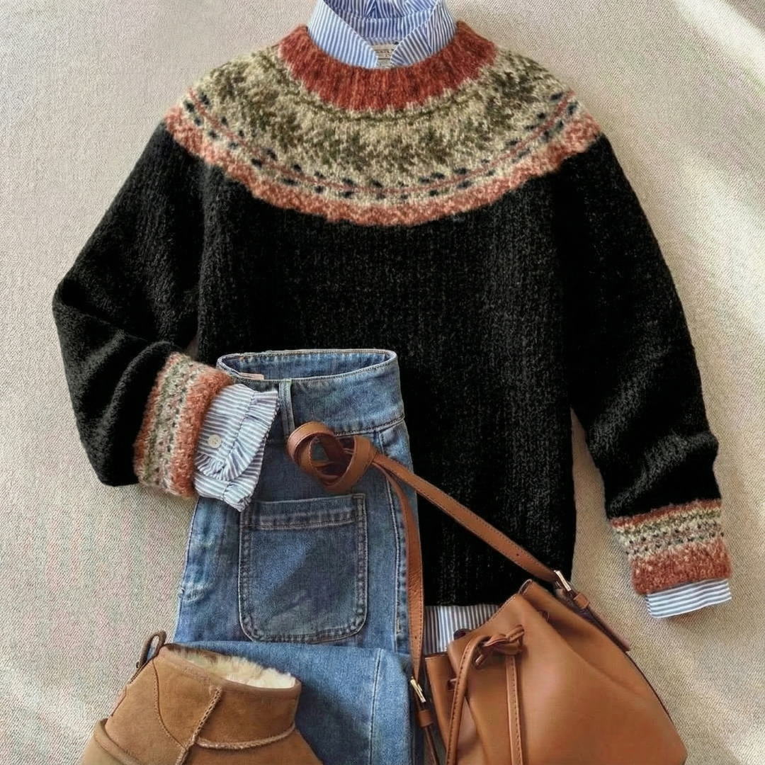 Maurine Nordic Vintage Sweater