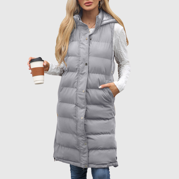 Lifia | Sleeveless Hooded Vest