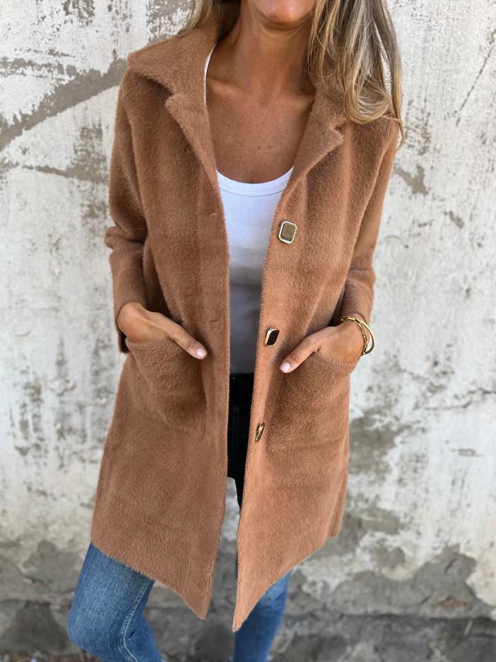 Morwenna | Long-Sleeve Button Coat