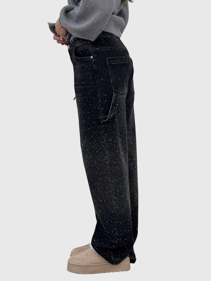 Stella™ | Diamond-Pattern Trousers