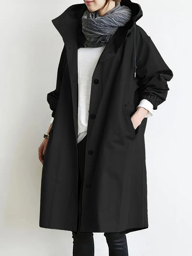 Lena | Waterproof Hooded Rain Jacket