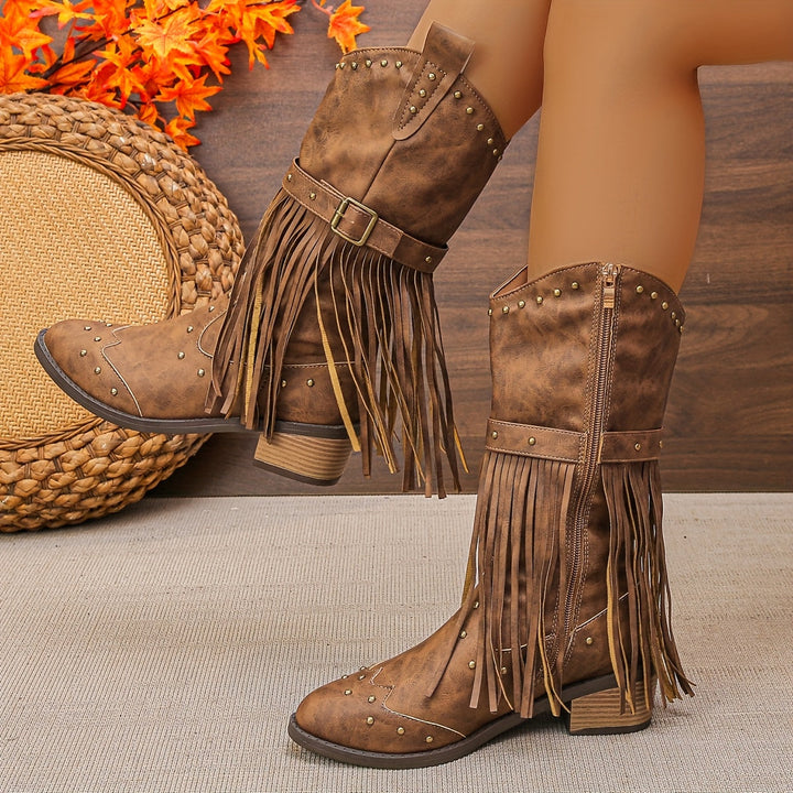 Aurelia™ | Western Tassel Boots