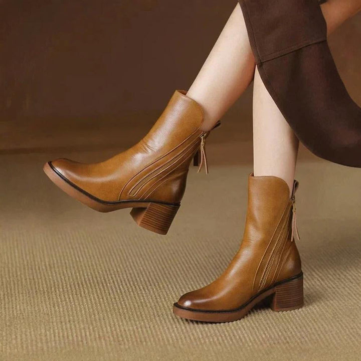 Martina™ | Leather Ankle Boots