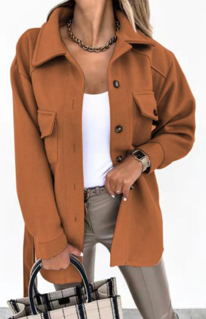 Orlisse | Oversized Shirt Jacket