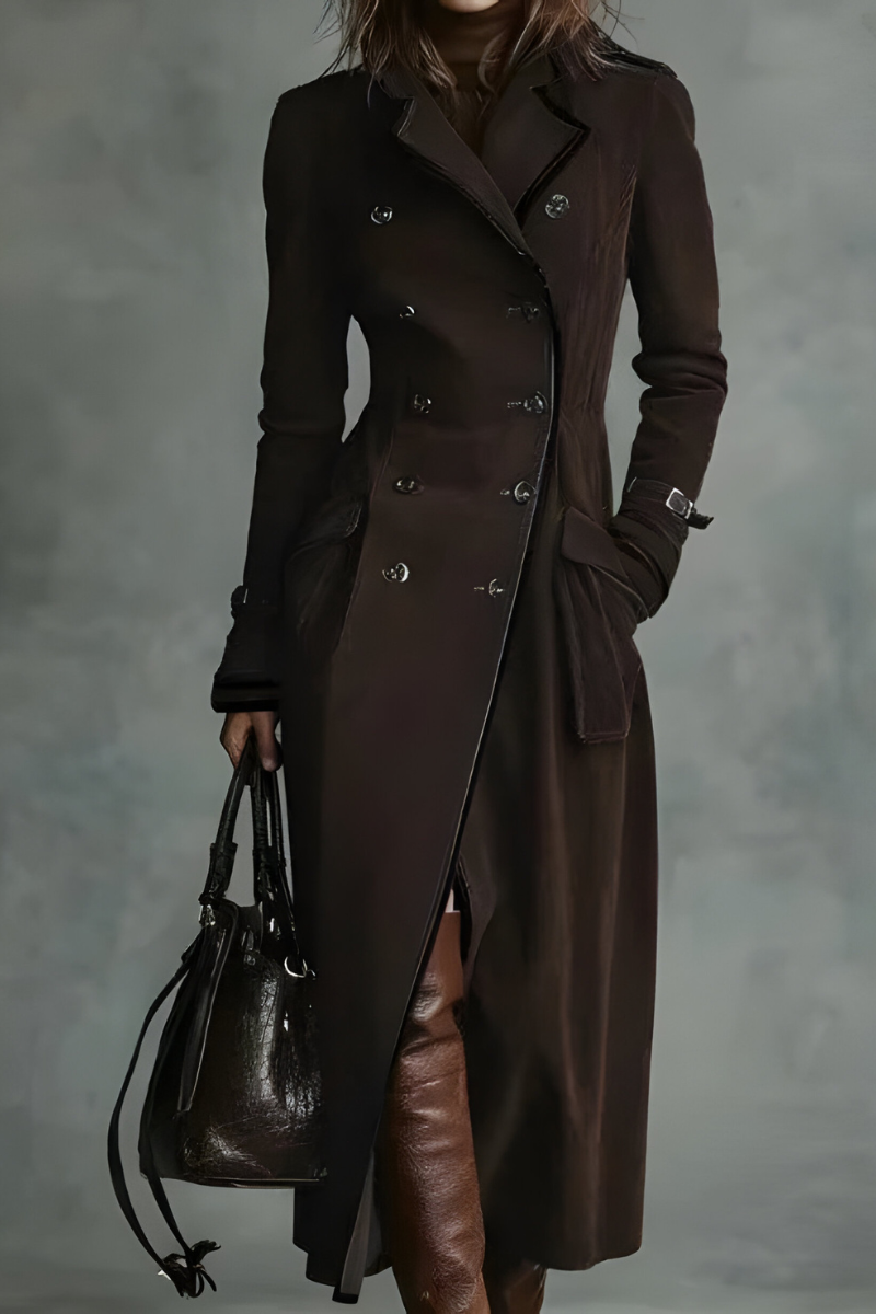 Mara™ | Stylish Tailored Long Coat