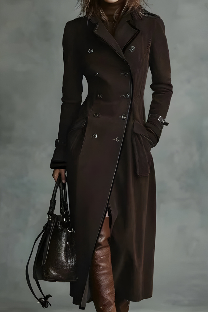 Mara™ | Stylish Tailored Long Coat