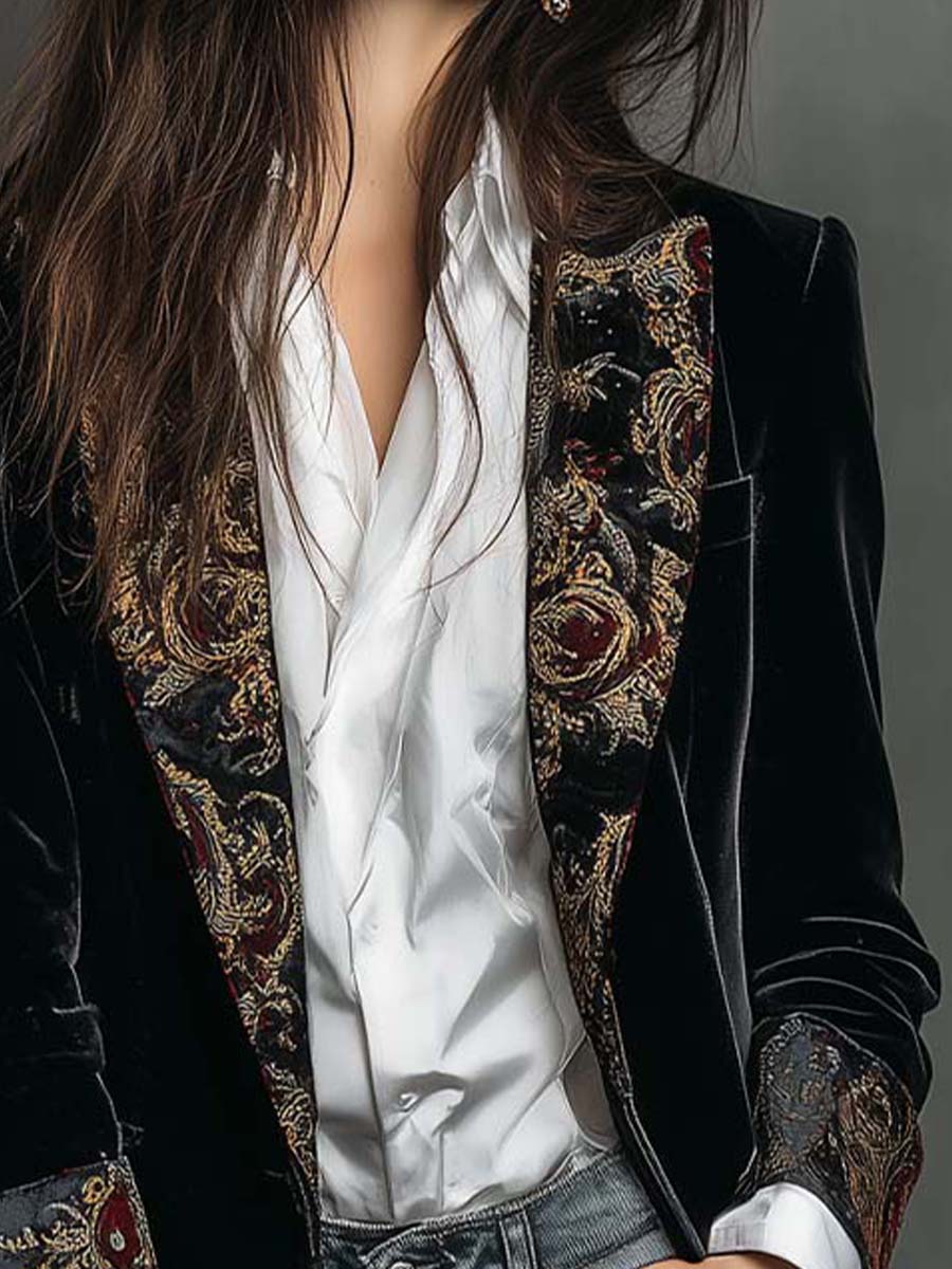 Regina | Baroque Slim-Fit Blazer