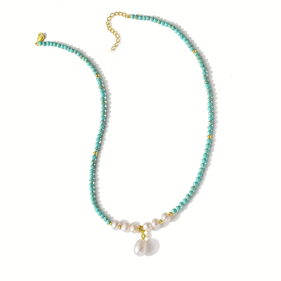 Freya™ | Turquoise and Pearl Necklace