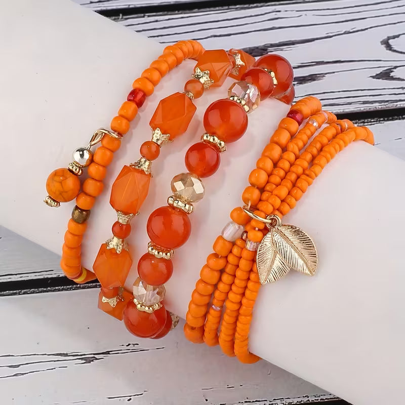 Elodie™ | Crown Pearl Bracelet Set