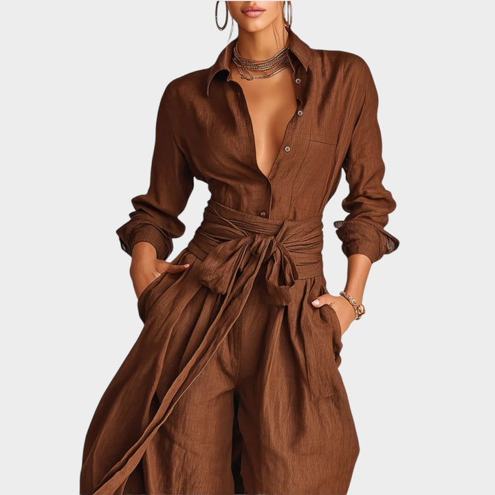 Effortlessly Elegant Wide-Leg Jumpsuit