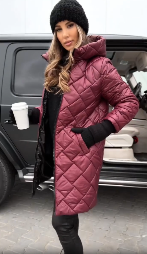 Bogna | Quilted Hooded Winter Coat