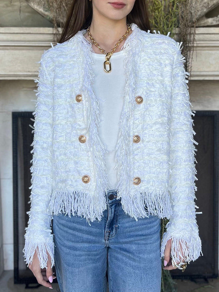 Gabriella | Elegant Fringed Jacket