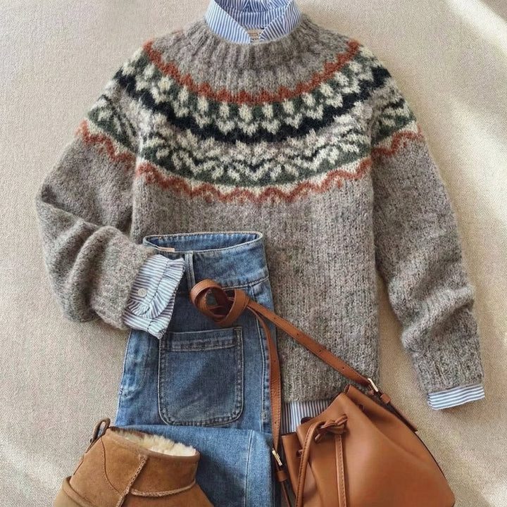 Maurine Nordic Vintage Sweater
