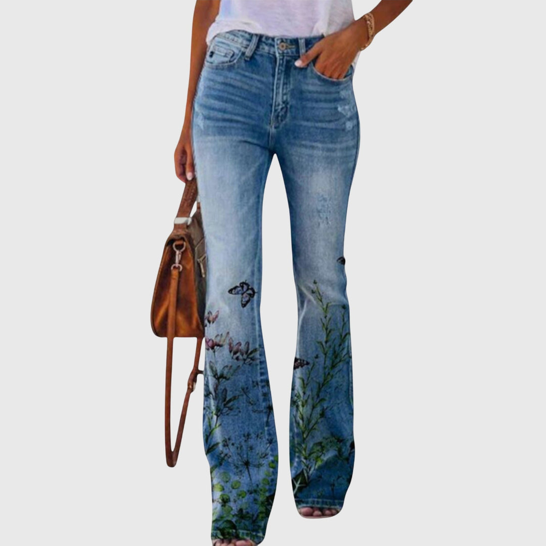 Fleur™ | Floral Print Trousers