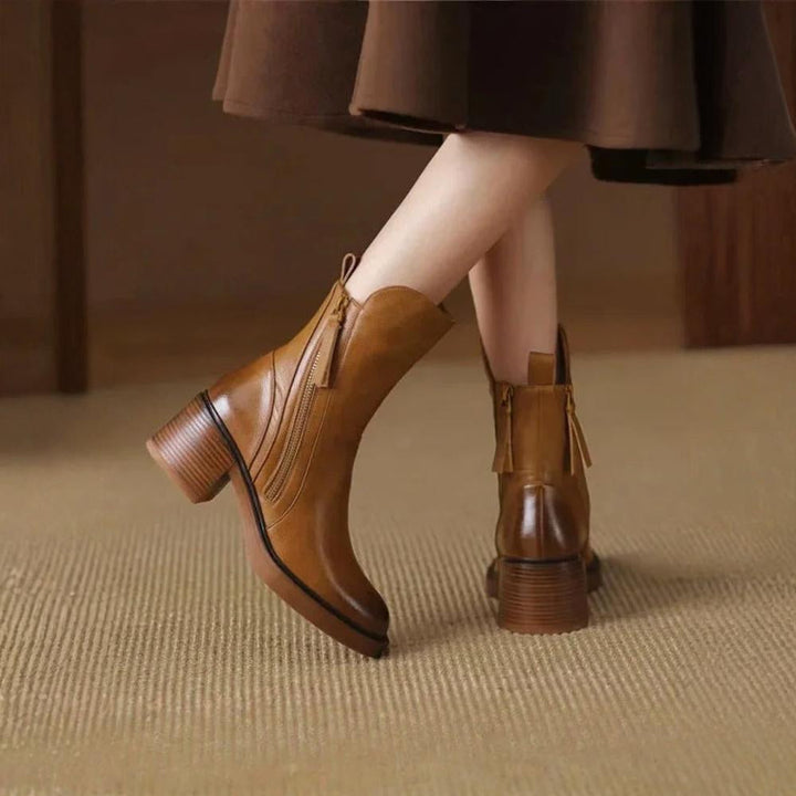 Martina™ | Leather Ankle Boots