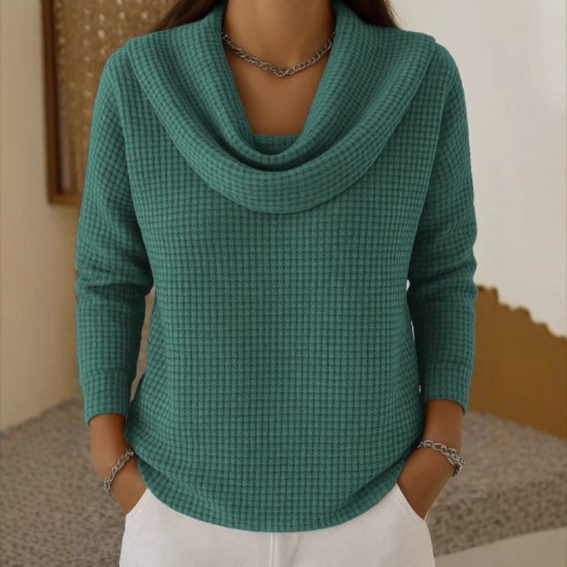 Ambre | Cowl-Neck Knit Jumper