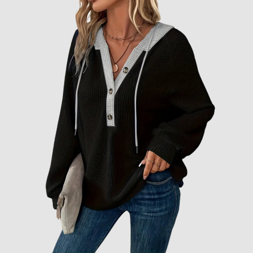Trish Premium Knitted Long Sleeve Hoodie