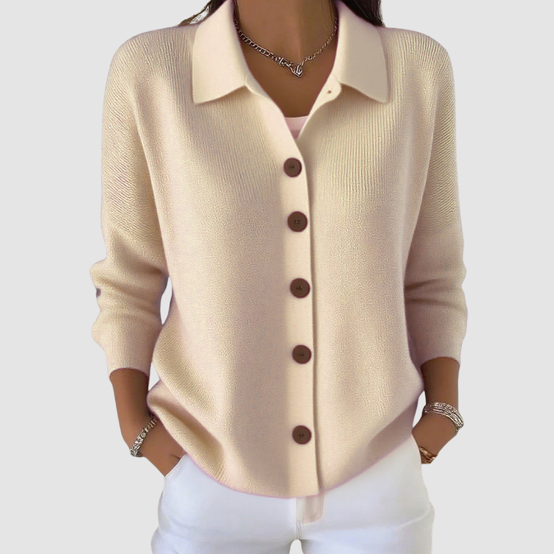 Riah Button-Up Knit Cardigan