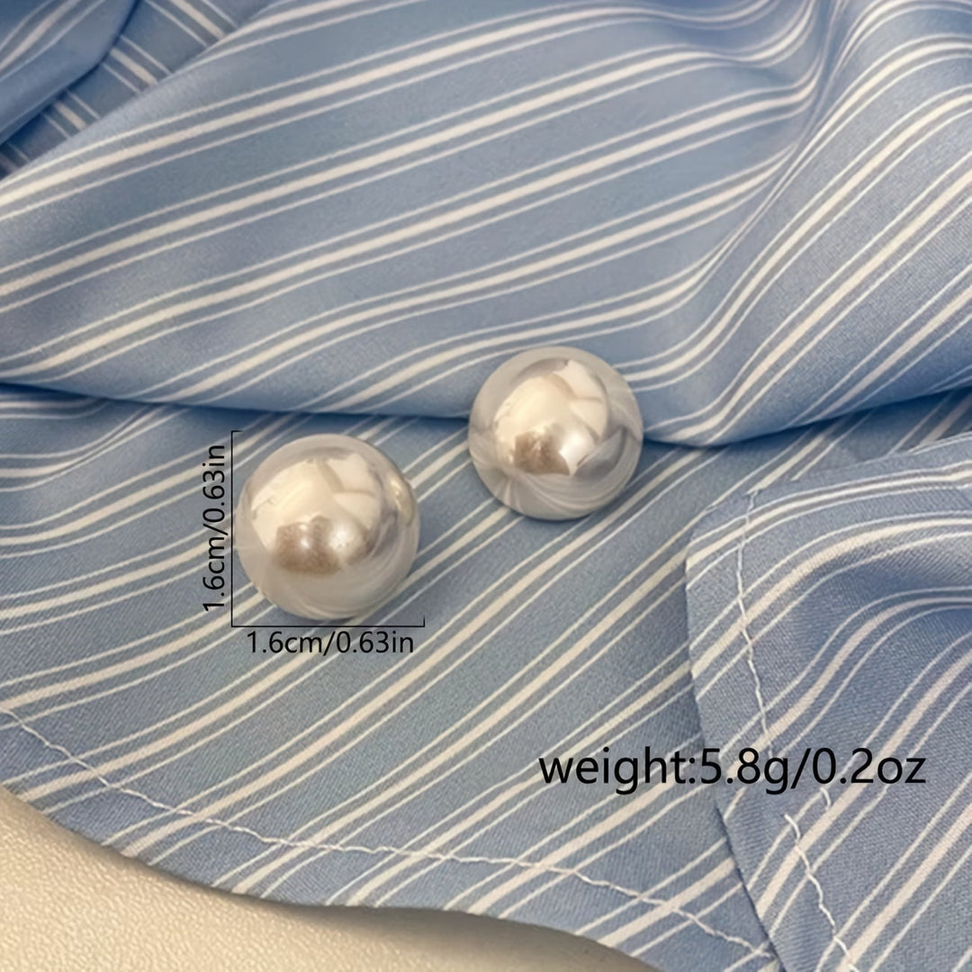 Kaia™ | Statement Pearl Stud Earrings