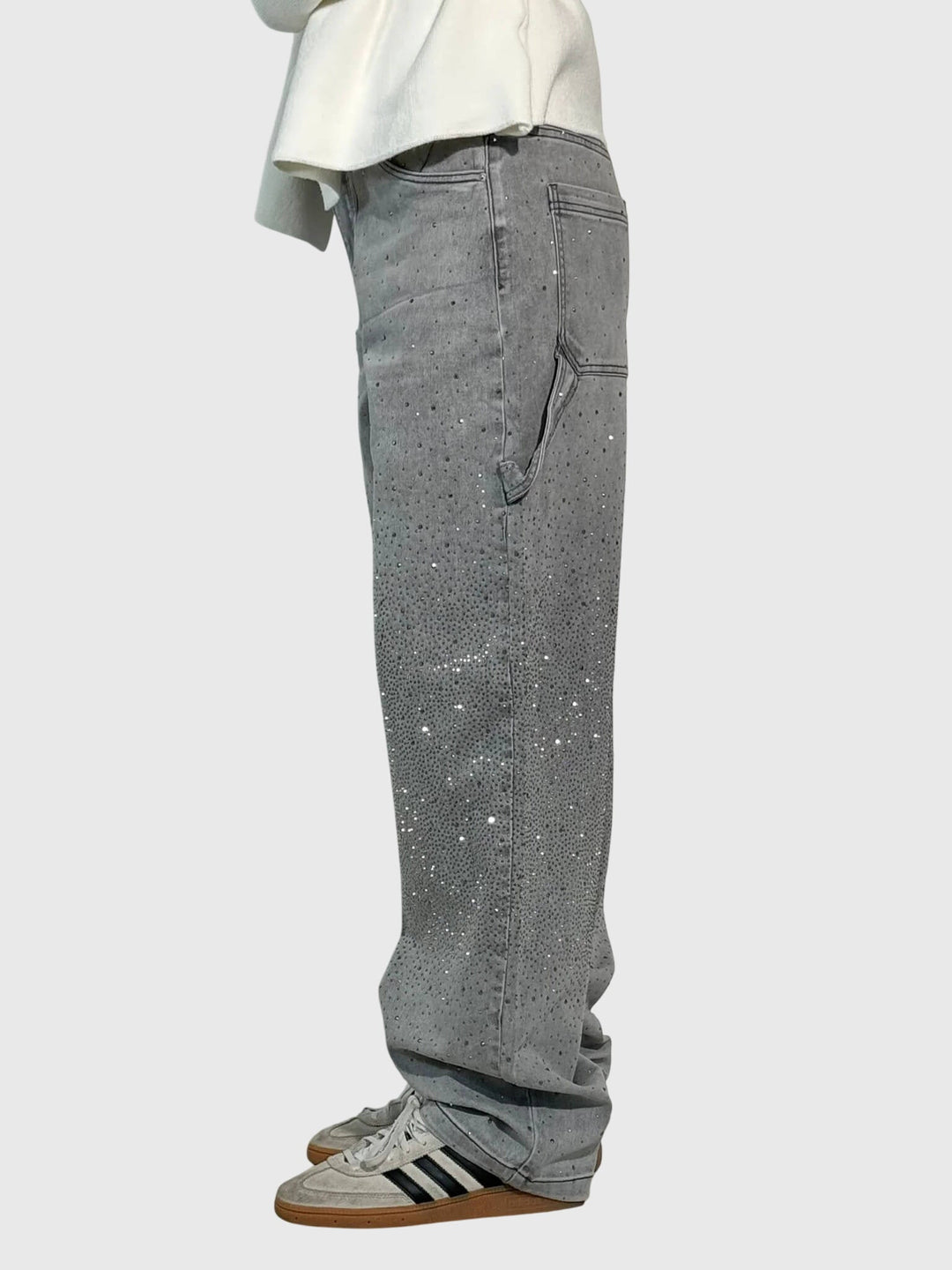 Stella™ | Diamond-Pattern Trousers