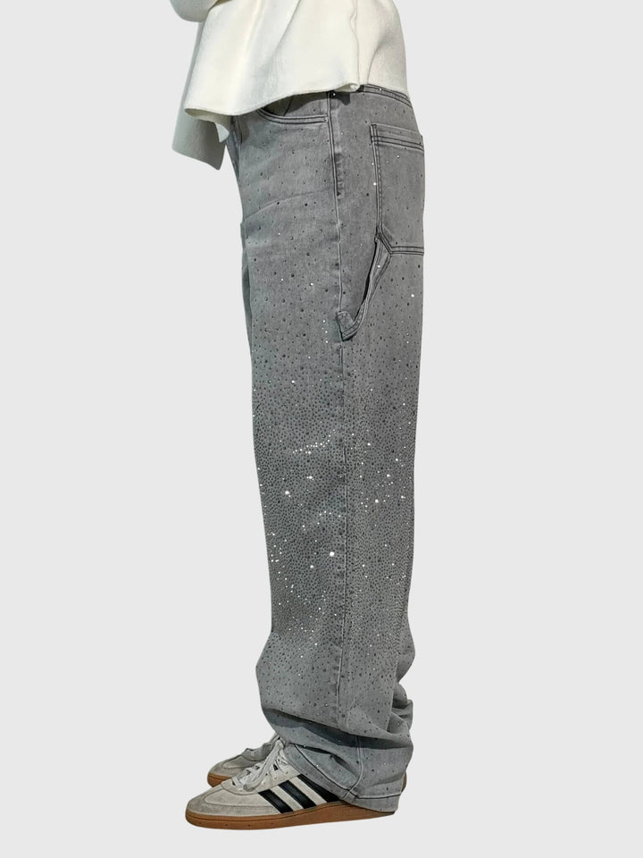 Stella™ | Diamond-Pattern Trousers