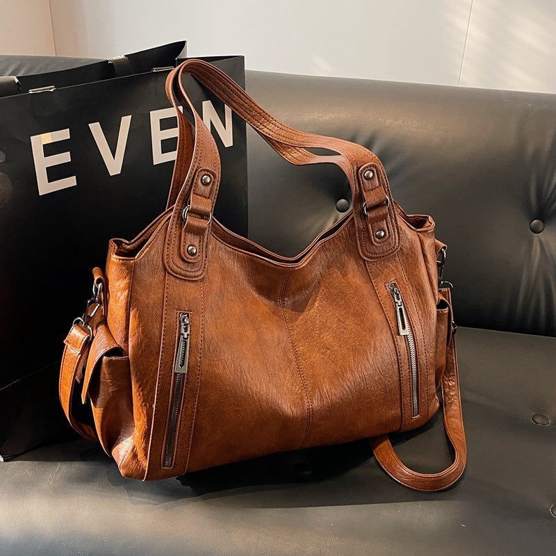 Noemie™ | Classic Leather Tote Bag